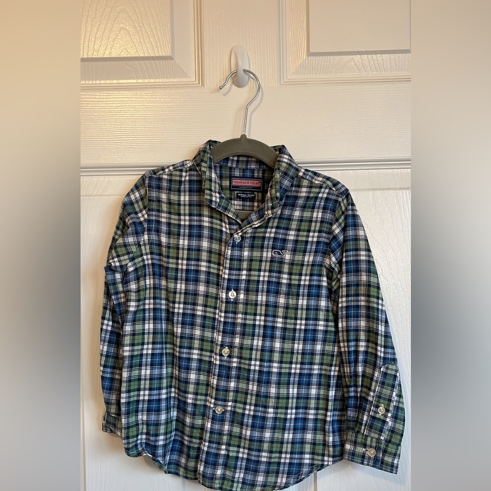 Vineyard Vines Flannel Button Down Shirt